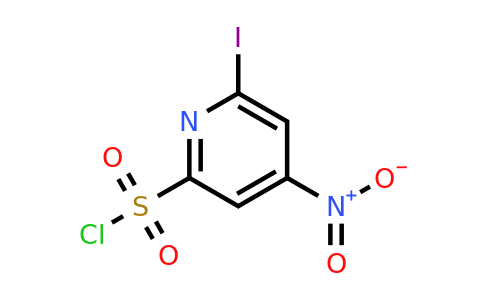 CAS 1393538-83-4 | 6-Iodo-4-nitropyridine-2-sulfonyl chloride