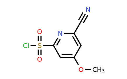 CAS 1393538-88-9 | 6-Cyano-4-methoxypyridine-2-sulfonyl chloride