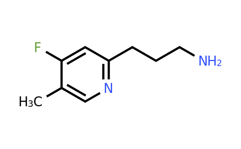 CAS 1393538-89-0 | 3-(4-Fluoro-5-methylpyridin-2-YL)propan-1-amine