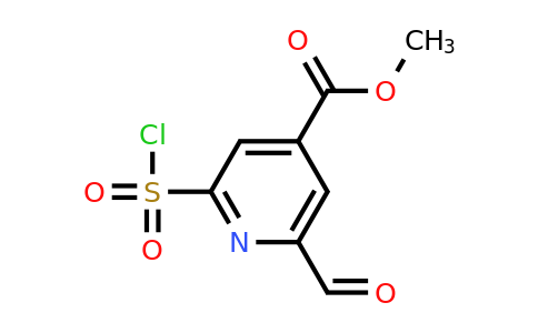 CAS 1393538-96-9 | Methyl 2-(chlorosulfonyl)-6-formylisonicotinate
