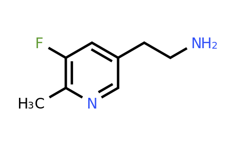 CAS 1393538-98-1 | 2-(5-Fluoro-6-methylpyridin-3-YL)ethanamine