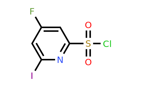 CAS 1393539-02-0 | 4-Fluoro-6-iodopyridine-2-sulfonyl chloride