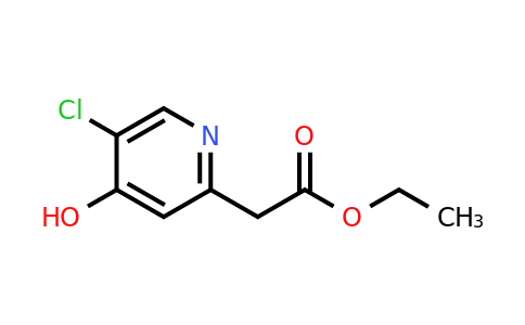 CAS 1393539-11-1 | Ethyl (5-chloro-4-hydroxypyridin-2-YL)acetate