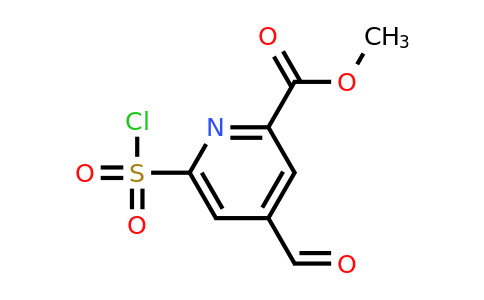 CAS 1393539-24-6 | Methyl 6-(chlorosulfonyl)-4-formylpyridine-2-carboxylate