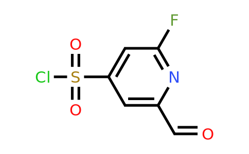 CAS 1393539-28-0 | 2-Fluoro-6-formylpyridine-4-sulfonyl chloride