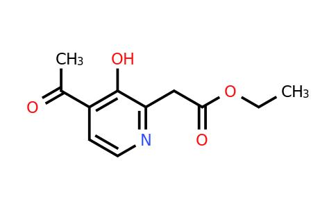 CAS 1393539-32-6 | Ethyl (4-acetyl-3-hydroxypyridin-2-YL)acetate