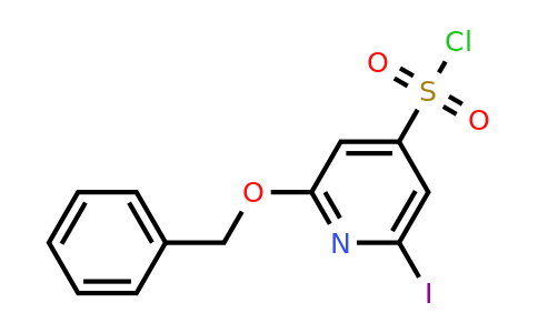 CAS 1393539-37-1 | 2-(Benzyloxy)-6-iodopyridine-4-sulfonyl chloride