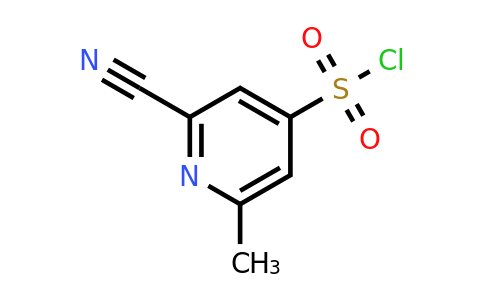 CAS 1393539-39-3 | 2-Cyano-6-methylpyridine-4-sulfonyl chloride