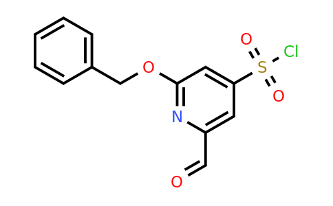 CAS 1393539-47-3 | 2-(Benzyloxy)-6-formylpyridine-4-sulfonyl chloride
