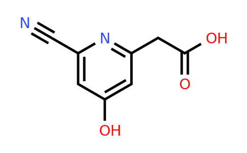 CAS 1393539-64-4 | (6-Cyano-4-hydroxypyridin-2-YL)acetic acid