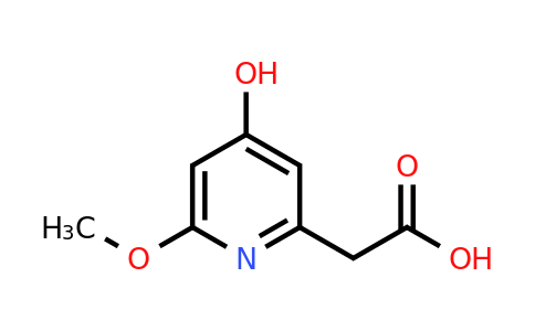 CAS 1393539-73-5 | (4-Hydroxy-6-methoxypyridin-2-YL)acetic acid