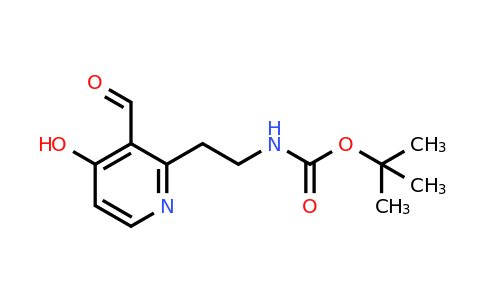 CAS 1393539-75-7 | Tert-butyl 2-(3-formyl-4-hydroxypyridin-2-YL)ethylcarbamate