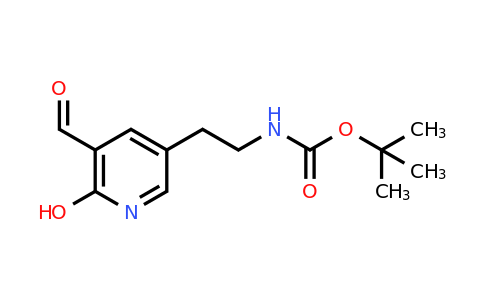CAS 1393539-77-9 | Tert-butyl 2-(5-formyl-6-hydroxypyridin-3-YL)ethylcarbamate