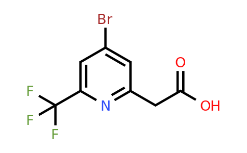 CAS 1393539-82-6 | [4-Bromo-6-(trifluoromethyl)pyridin-2-YL]acetic acid