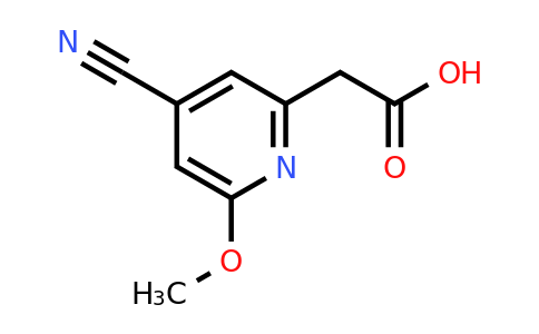 CAS 1393539-83-7 | (4-Cyano-6-methoxypyridin-2-YL)acetic acid