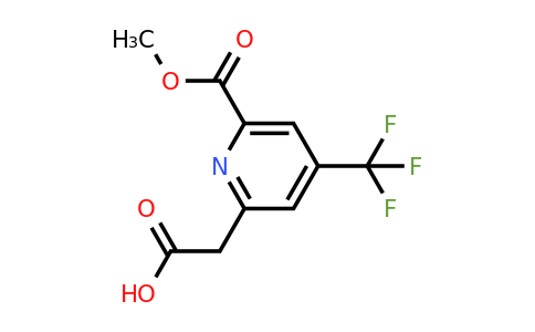 CAS 1393539-87-1 | [6-(Methoxycarbonyl)-4-(trifluoromethyl)pyridin-2-YL]acetic acid