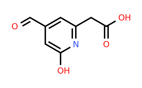 CAS 1393539-89-3 | (4-Formyl-6-hydroxypyridin-2-YL)acetic acid