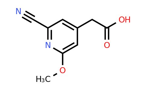 (2-Cyano-6-methoxypyridin-4-YL)acetic acid