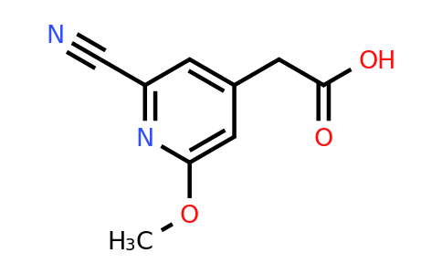 CAS 1393539-91-7 | (2-Cyano-6-methoxypyridin-4-YL)acetic acid