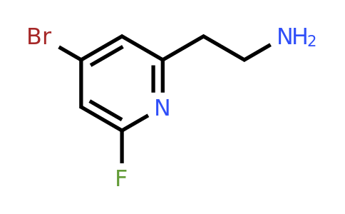 CAS 1393540-00-5 | 2-(4-Bromo-6-fluoropyridin-2-YL)ethanamine