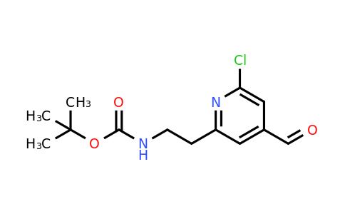 CAS 1393540-03-8 | Tert-butyl 2-(6-chloro-4-formylpyridin-2-YL)ethylcarbamate
