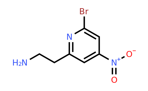 CAS 1393540-06-1 | 2-(6-Bromo-4-nitropyridin-2-YL)ethanamine