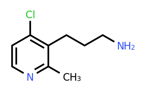CAS 1393540-07-2 | 3-(4-Chloro-2-methylpyridin-3-YL)propan-1-amine