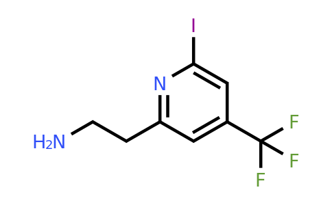 CAS 1393540-12-9 | 2-[6-Iodo-4-(trifluoromethyl)pyridin-2-YL]ethanamine