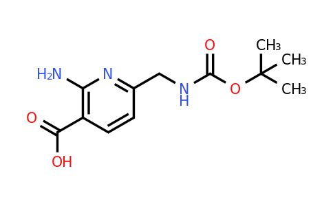 CAS 1393540-15-2 | 2-Amino-6-[[(tert-butoxycarbonyl)amino]methyl]nicotinic acid