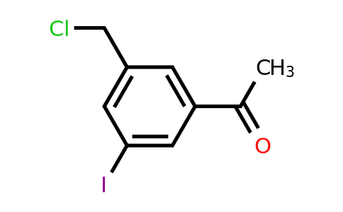 CAS 1393540-17-4 | 1-[3-(Chloromethyl)-5-iodophenyl]ethanone