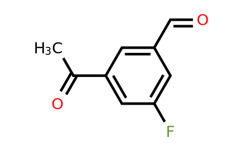 CAS 1393540-25-4 | 3-Acetyl-5-fluorobenzaldehyde