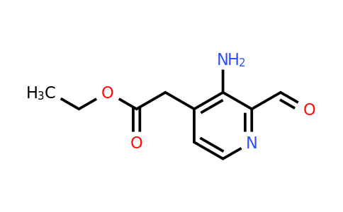CAS 1393540-26-5 | Ethyl (3-amino-2-formylpyridin-4-YL)acetate