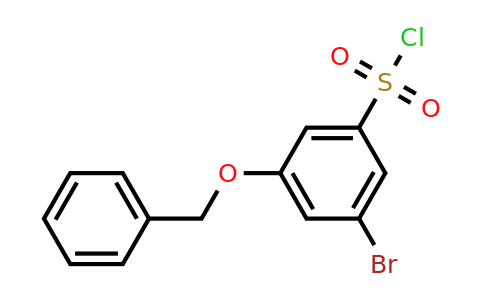 3-(Benzyloxy)-5-bromobenzenesulfonyl chloride