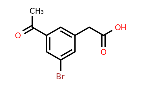 CAS 1393540-45-8 | (3-Acetyl-5-bromophenyl)acetic acid