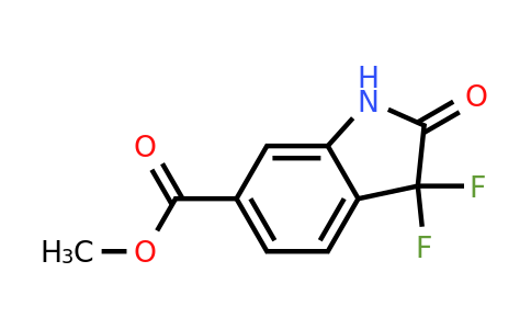CAS 1393540-51-6 | methyl 3,3-difluoro-2-oxo-2,3-dihydro-1H-indole-6-carboxylate