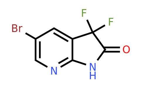CAS 1393540-54-9 | 5-bromo-3,3-difluoro-1H,2H,3H-pyrrolo[2,3-b]pyridin-2-one
