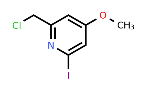 CAS 1393540-67-4 | 2-(Chloromethyl)-6-iodo-4-methoxypyridine