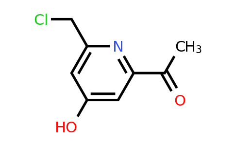 CAS 1393540-73-2 | 1-[6-(Chloromethyl)-4-hydroxypyridin-2-YL]ethanone