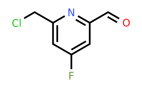 CAS 1393540-75-4 | 6-(Chloromethyl)-4-fluoropyridine-2-carbaldehyde