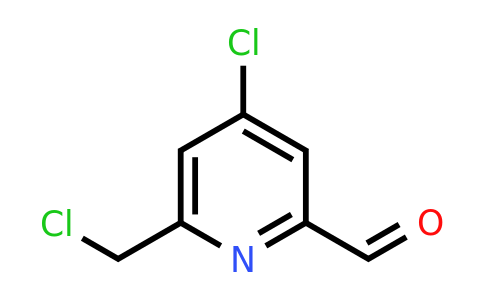 CAS 1393540-76-5 | 4-Chloro-6-(chloromethyl)pyridine-2-carbaldehyde