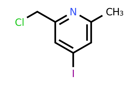CAS 1393540-79-8 | 2-(Chloromethyl)-4-iodo-6-methylpyridine