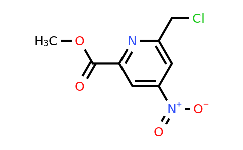 CAS 1393540-82-3 | Methyl 6-(chloromethyl)-4-nitropyridine-2-carboxylate