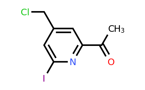 CAS 1393540-92-5 | 1-[4-(Chloromethyl)-6-iodopyridin-2-YL]ethanone