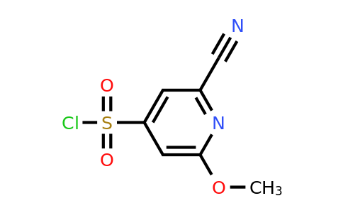 CAS 1393541-01-9 | 2-Cyano-6-methoxypyridine-4-sulfonyl chloride