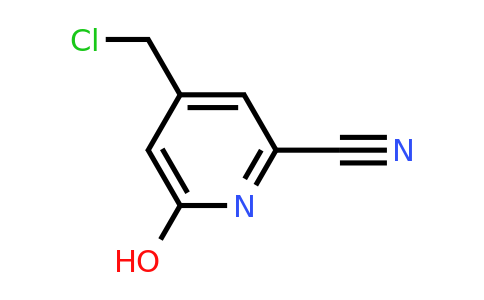 CAS 1393541-02-0 | 4-(Chloromethyl)-6-hydroxypyridine-2-carbonitrile