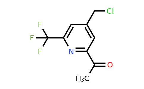 CAS 1393541-07-5 | 1-[4-(Chloromethyl)-6-(trifluoromethyl)pyridin-2-YL]ethanone