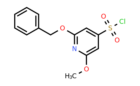 CAS 1393541-08-6 | 2-(Benzyloxy)-6-methoxypyridine-4-sulfonyl chloride