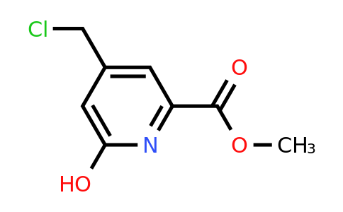 CAS 1393541-10-0 | Methyl 4-(chloromethyl)-6-hydroxypyridine-2-carboxylate