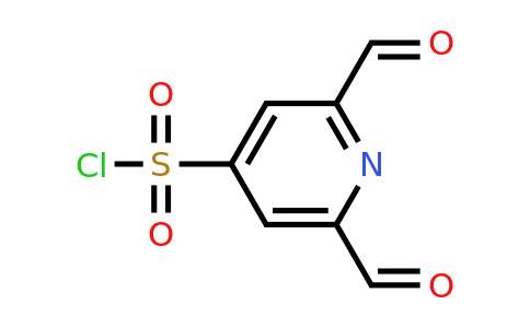 CAS 1393541-11-1 | 2,6-Diformylpyridine-4-sulfonyl chloride