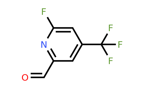 CAS 1393541-15-5 | 6-Fluoro-4-(trifluoromethyl)pyridine-2-carbaldehyde